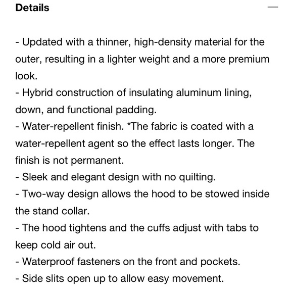 NWT Uniqlo Ultra Warm Hybrid Down Long Coat Size S - Picture 13 of 14